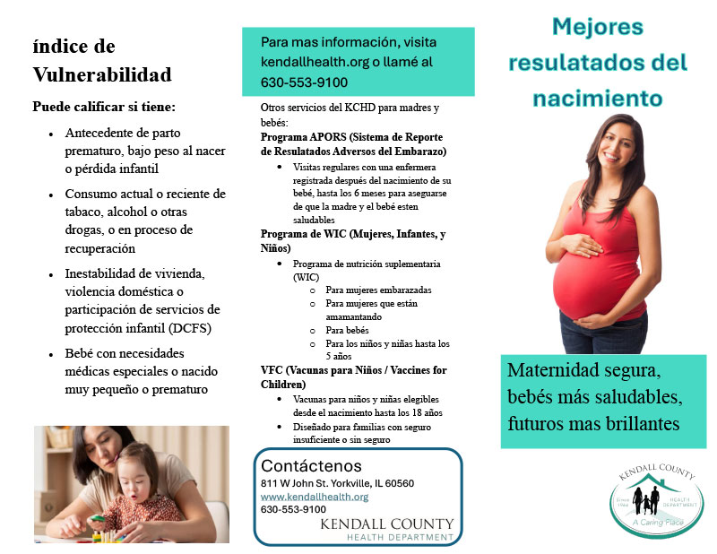 better birth outcomes brochure spanish